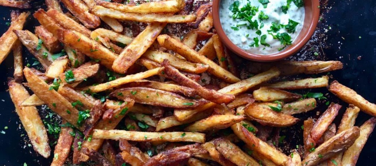 paprika fries, green alioli, recipe, how to cook good food, laura scott, guide to food and drink, surrey, things to do, quick recipe, snacks, sides, fries, chips