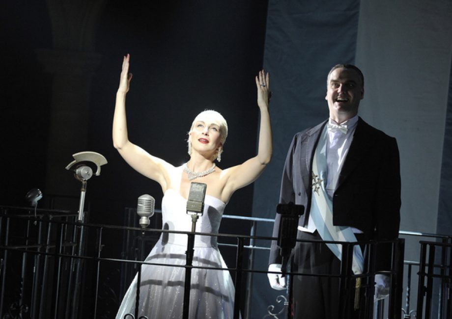 Entertainment Guide: Find out What's On in Surrey? Bill Kenwright production of EVITA lyrics by Tim Rice music by Andrew Lloyd Webber directed by Bob Thomson and Bill Kenwright, Woking, Surrey, New Victoria Theatre, 