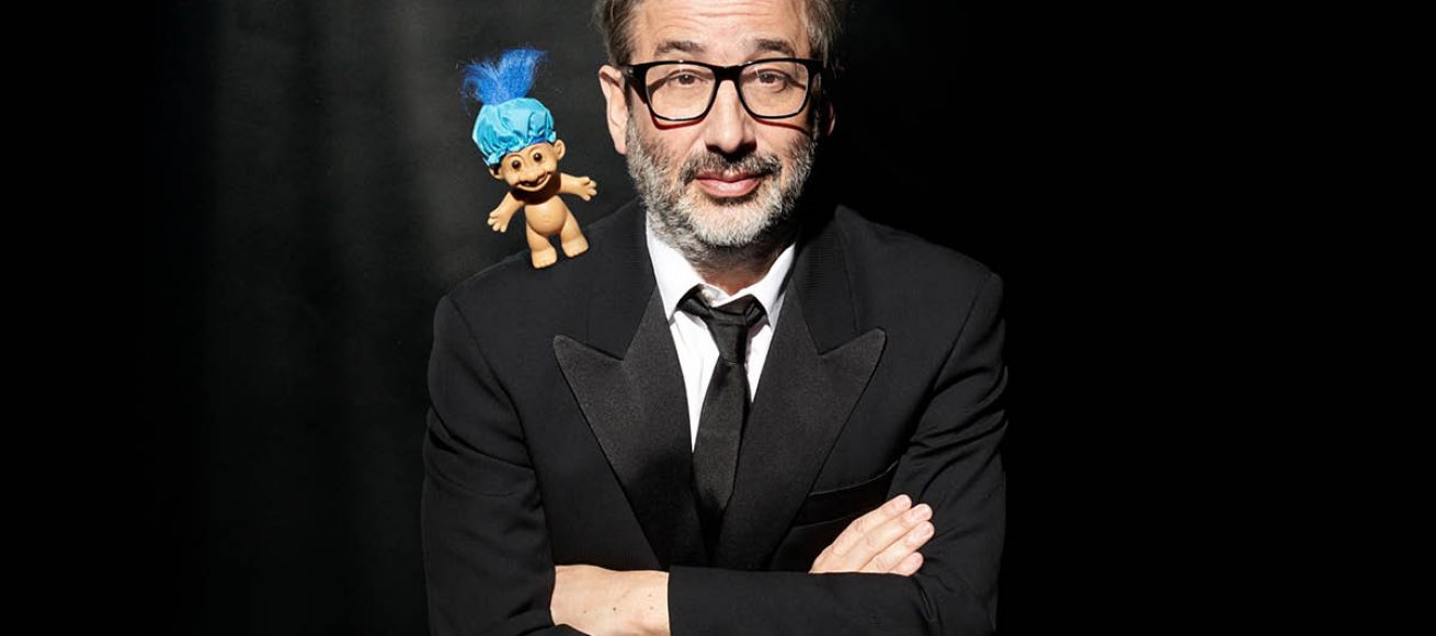 david baddiel, trolls not the dolls, dorking halls, g live, guildford, new victoria theatre, woking, surrey, rose theatre, kingston, stand-up comedy, interview, guide to, talking to, talking to david baddiel, whats on, guide to whats on, entertainment, going out, things to do, guide to things in Surrey, online,
