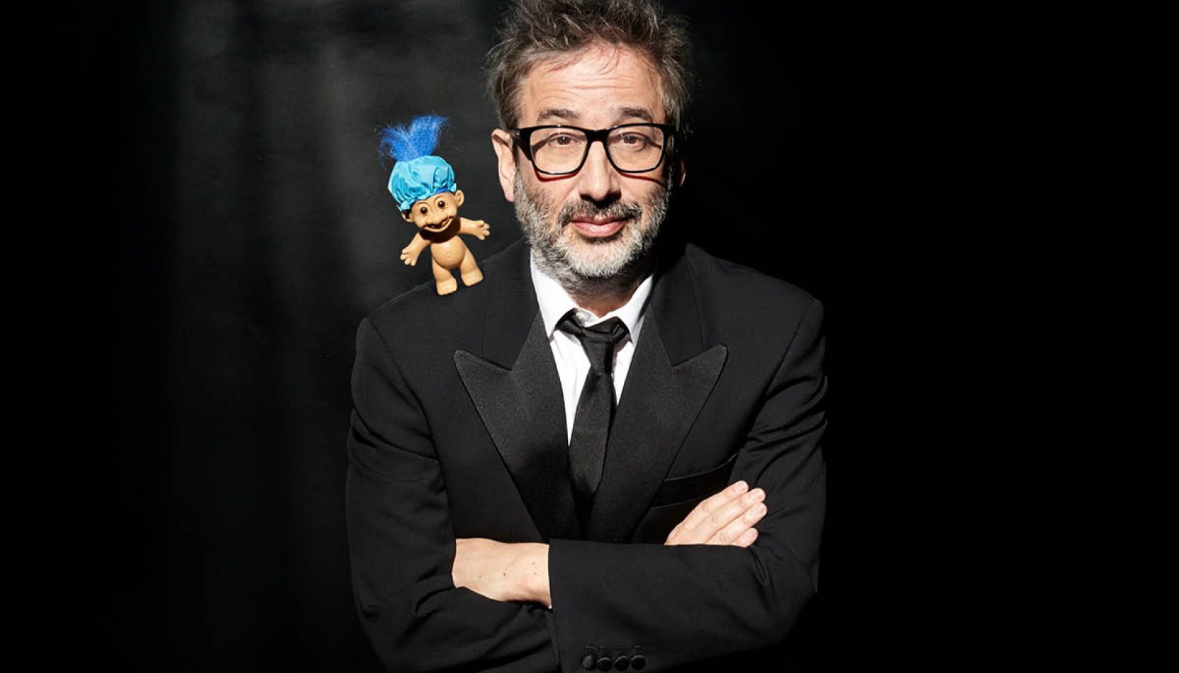 david baddiel, trolls not the dolls, dorking halls, g live, guildford, new victoria theatre, woking, surrey, rose theatre, kingston, stand-up comedy, interview, guide to, talking to, talking to david baddiel, whats on, guide to whats on, entertainment, going out, things to do, guide to things in Surrey, online,