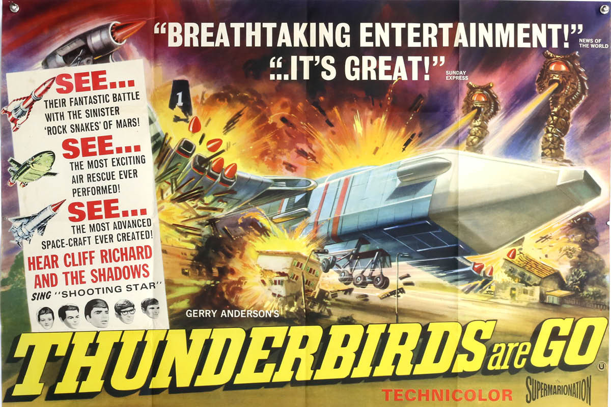 thunderbirds, gerry anderson, auction, november 2020, Ewbanks auction rooms, send, woking, surrey, online auction