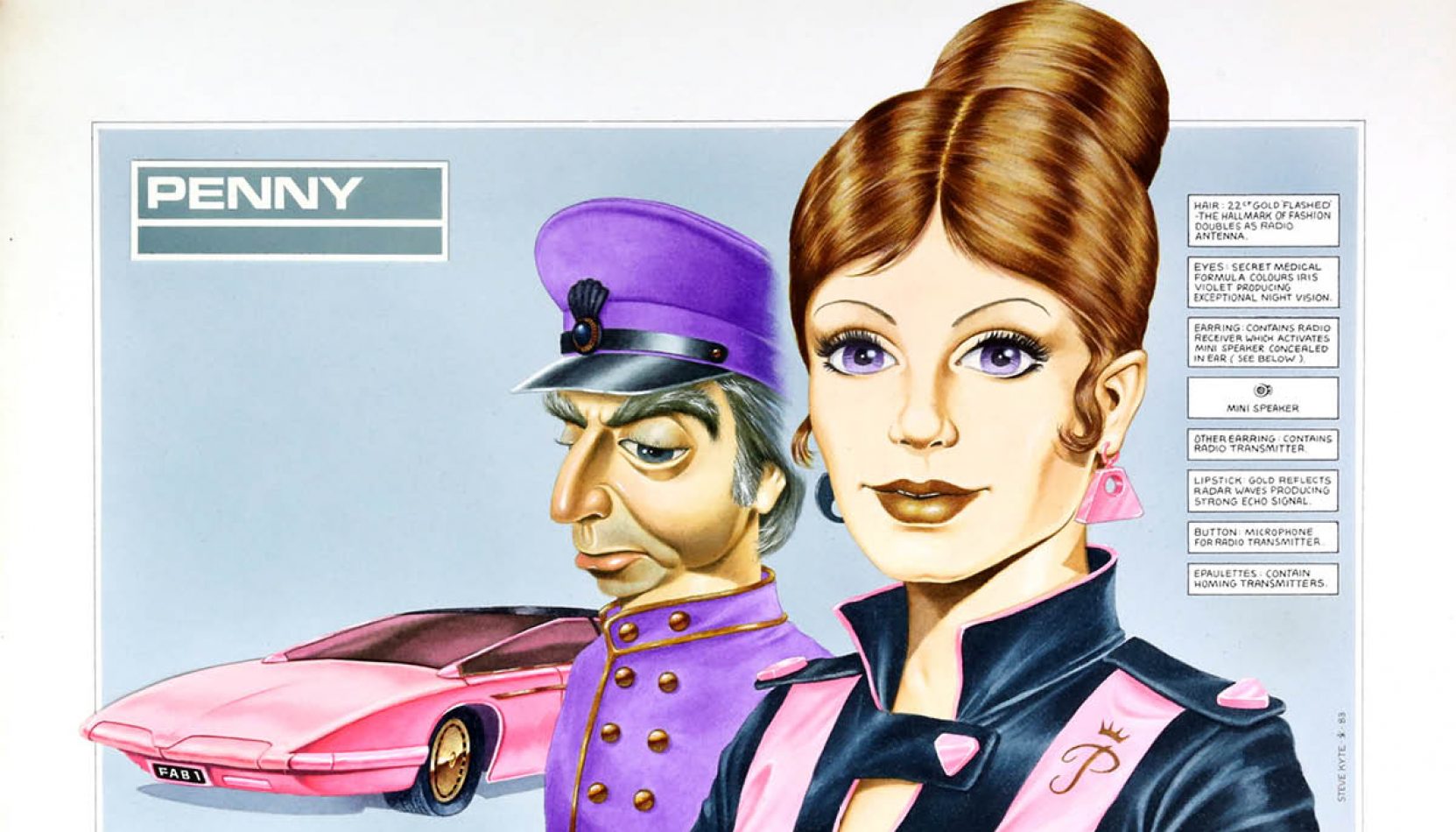 lady penelope, penny, thunderbirds, gerry anderson, auction, november 2020, Ewbanks auction rooms, send, woking, surrey, online auction