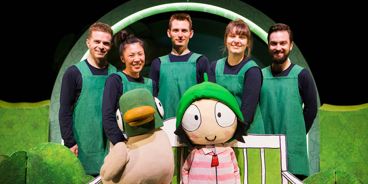 sarah and duck, yvonne arnaud theatre, guildford,surrey, guide to surrey, guide to guildford, family, family theatre, family events, fun for the family, family days out, entertainment, july 2021, whats on, what's on, guide to whats on, guide to surrey, guide to guildford