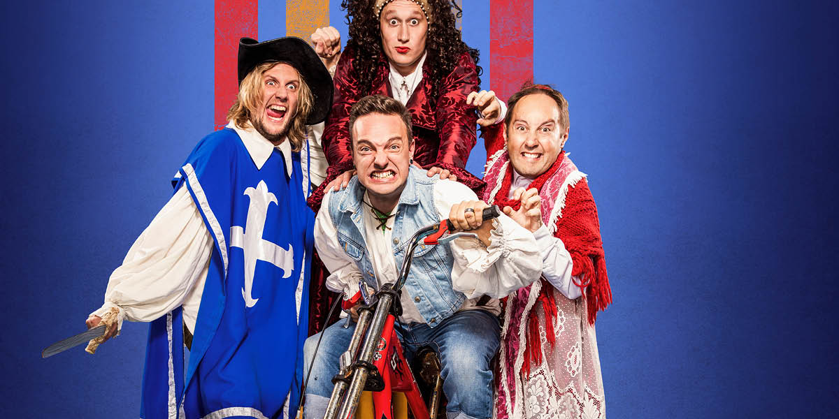 three musketeers, rose theatre, comedy, theatre, drama, kingston, guide to kingston, guide to surrey, surrey, whats on, events, what's on, things to do events, what shall we do this week,