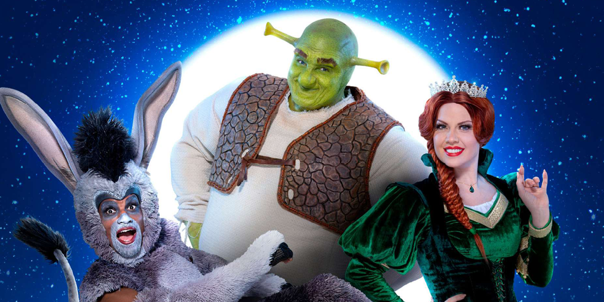shrek, the musical, family events, family theatre, family days out, best family days out, woking, new victoria theatre 